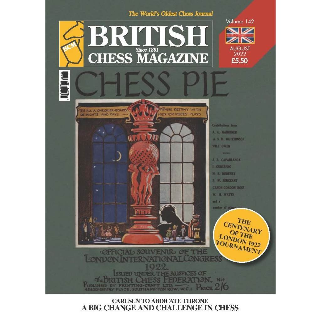 CHESS E-BOOK | British Chess Magazine - 08.2022 (August) (PDF) - CHESS PREMIUM