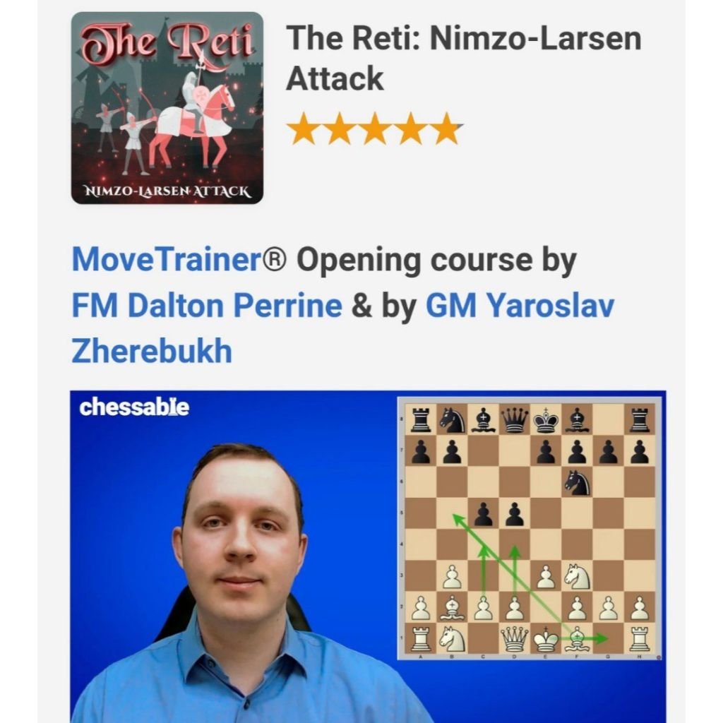 PREMIUM CHESS VIDEO | The Reti:  Nimzo-Larsen Attack by FM Dalton Perrine - CHESS PREMIUM